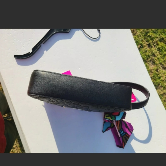 Betsey Johnson Black purse NWT With scarf - Picture 8 of 11